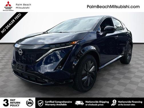 Deep Ocean Blue Pearl/Black Diamond Pearl 2023 Nissan ARIYA ENGAGE