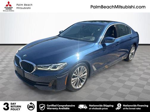 Phytonic Blue Metallic 2022 BMW 530 i xDrive