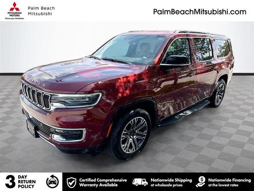 Velvet Red Pearlcoat 2023 Jeep Wagoneer L Series II 4x4