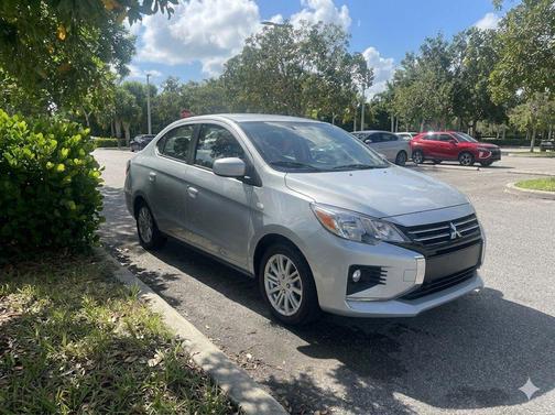 Diamond White 2024 Mitsubishi Mirage G4 LE