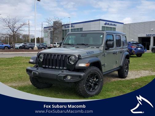 Sting-Gray Clearcoat 2023 Jeep Wrangler Willys