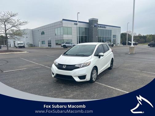 White Orchid Pearl 2017 Honda Fit LX