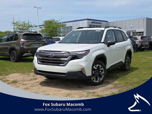 Crystal White Pearl 2026 Subaru Forester Premium