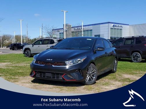 Aurora Black 2022 Kia Forte GT-Line