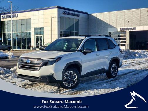 Crystal White Pearl 2026 Subaru Forester Premium