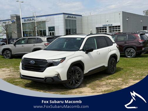 Crystal White Pearl 2026 Subaru Forester Sport