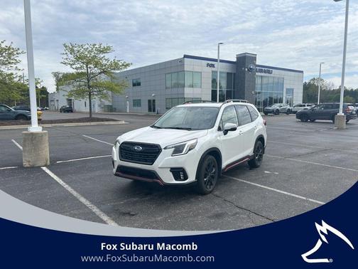 Crystal White Pearl 2023 Subaru Forester Sport