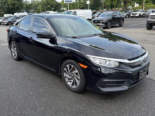 Agate Black Metallic 2018 Honda Civic EX