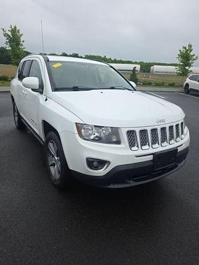 Bright White Clearcoat 2016 Jeep Compass High Altitude