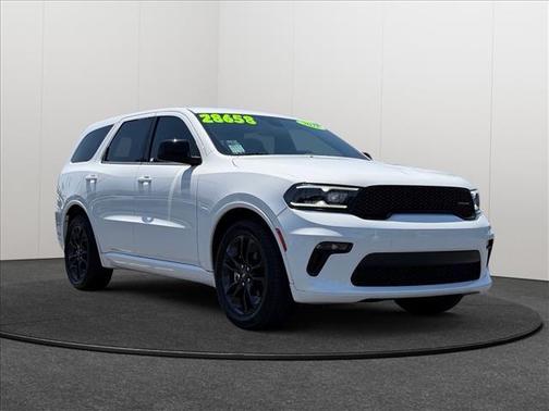 White Knuckle Clearcoat 2021 Dodge Durango SXT Plus