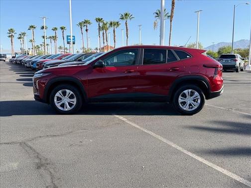 Crimson Metallic 2025 Chevrolet Trax LS