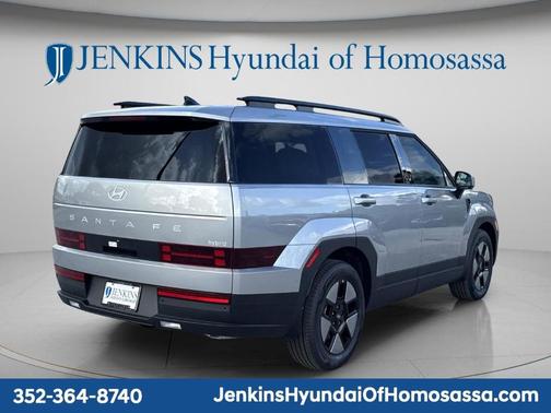 Shimmering Silver 2026 Hyundai SANTA FE HEV SEL