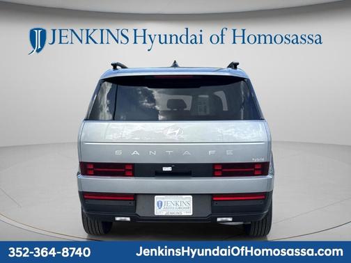 Shimmering Silver 2026 Hyundai SANTA FE HEV SEL
