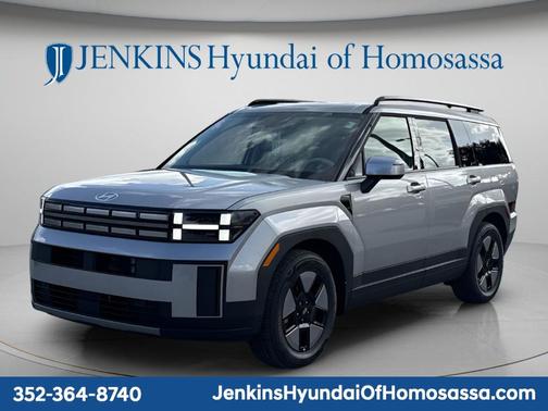 Shimmering Silver 2026 Hyundai SANTA FE HEV SEL