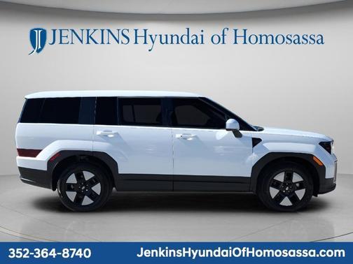 White 2026 Hyundai SANTA FE HEV SE