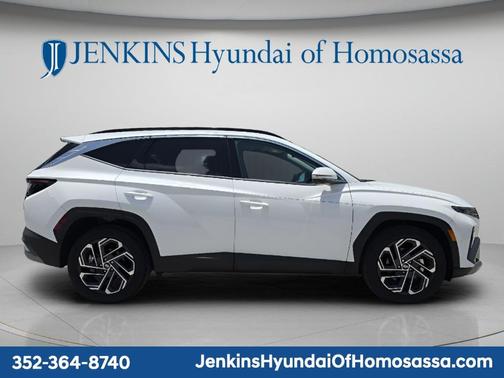 White Pearl 2025 Hyundai TUCSON Limited