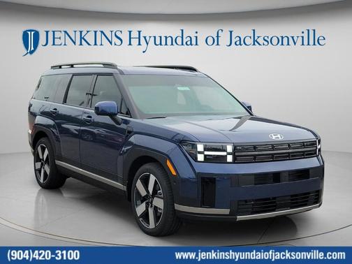 Atlantic Blue 2026 Hyundai SANTA FE HEV Limited