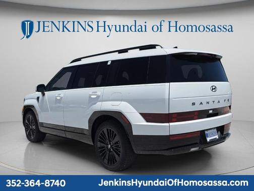 White 2026 Hyundai SANTA FE HEV Calligraphy