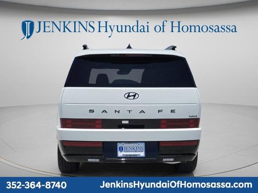 White 2026 Hyundai SANTA FE HEV Calligraphy