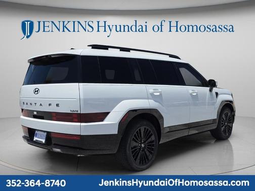 White 2026 Hyundai SANTA FE HEV Calligraphy
