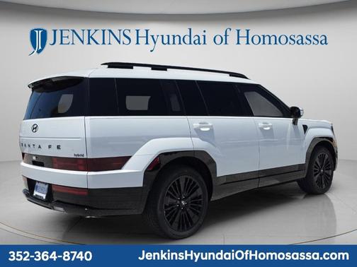 White 2026 Hyundai SANTA FE HEV Calligraphy