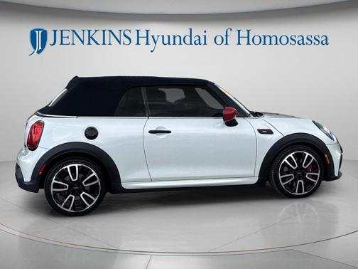 White Metallic 2024 MINI Convertible John Cooper Works