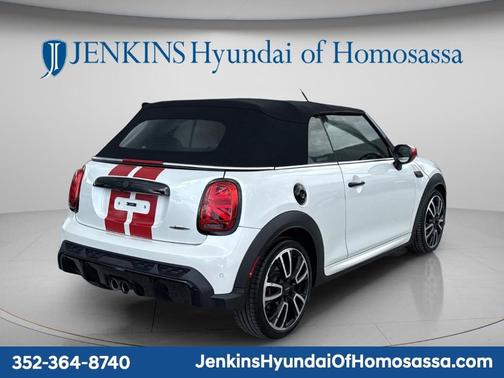 White Metallic 2024 MINI Convertible John Cooper Works