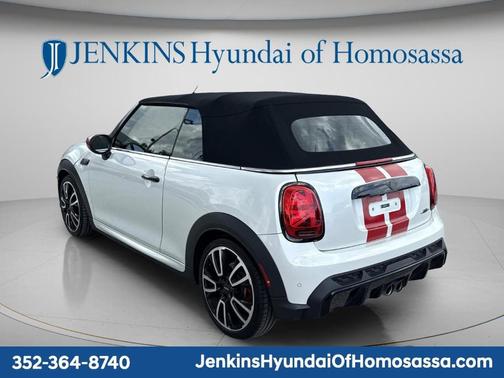 White Metallic 2024 MINI Convertible John Cooper Works