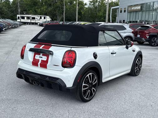 White Metallic 2024 MINI Convertible John Cooper Works