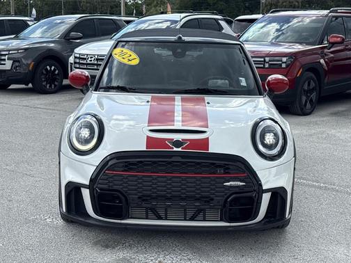 White Metallic 2024 MINI Convertible John Cooper Works