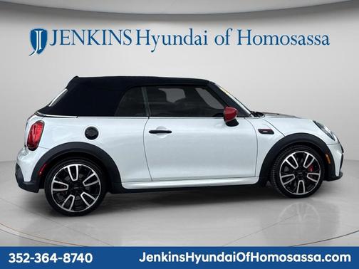 White Metallic 2024 MINI Convertible John Cooper Works