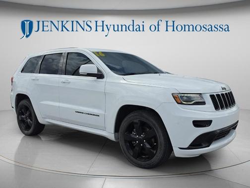 Bright White Clearcoat 2016 Jeep Grand Cherokee High Altitude