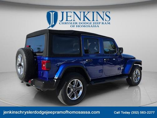 Ocean Blue Metallic 2018 Jeep Wrangler Unlimited Sahara