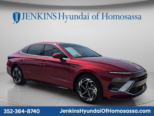 Red 2026 Hyundai SONATA SEL Sport