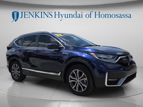 Blue 2022 Honda CR-V Hybrid Touring