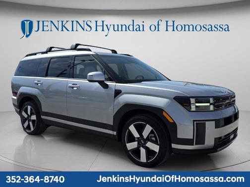 Shimmering Silver 2026 Hyundai SANTA FE HEV Limited
