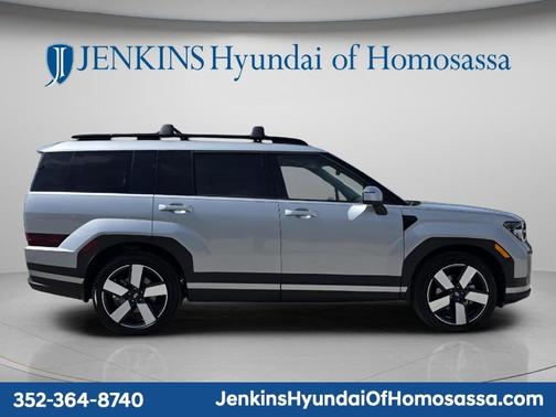 Shimmering Silver 2026 Hyundai SANTA FE HEV Limited
