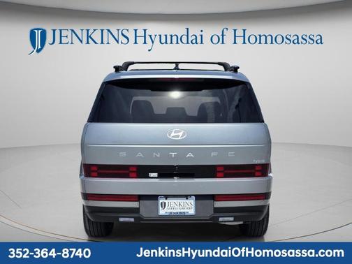 Shimmering Silver 2026 Hyundai SANTA FE HEV Limited