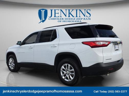 Summit White 2019 Chevrolet Traverse LT Cloth