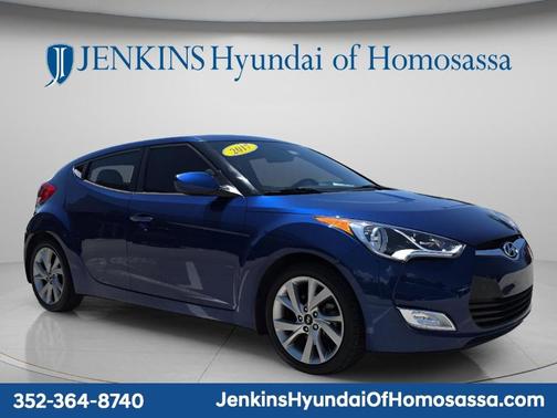 Pacific Blue 2017 Hyundai Veloster Base