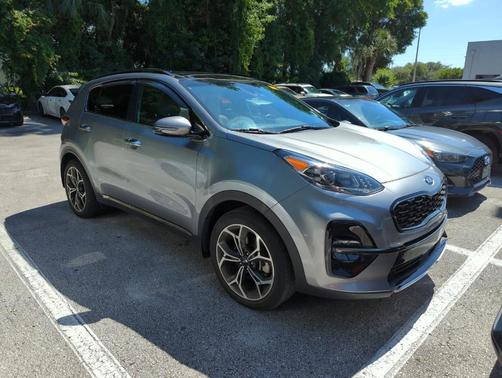 Steel Gray 2021 Kia Sportage SX Turbo
