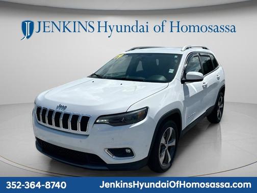 Bright White Clearcoat 2019 Jeep Cherokee Limited