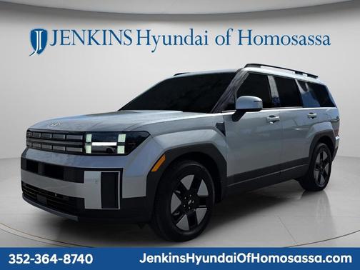 Shimmering Silver 2026 Hyundai SANTA FE HEV SEL