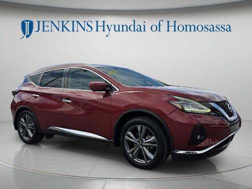 Red 2020 Nissan Murano Platinum