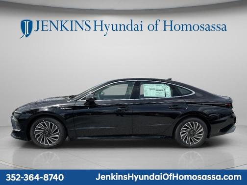 Black 2025 Hyundai SONATA Hybrid SEL