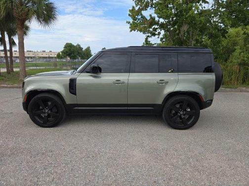 Pangea Green Metallic 2025 Land Rover Defender 110 P400 X-Dynamic SE