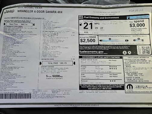 2025 Jeep Wrangler Sahara
