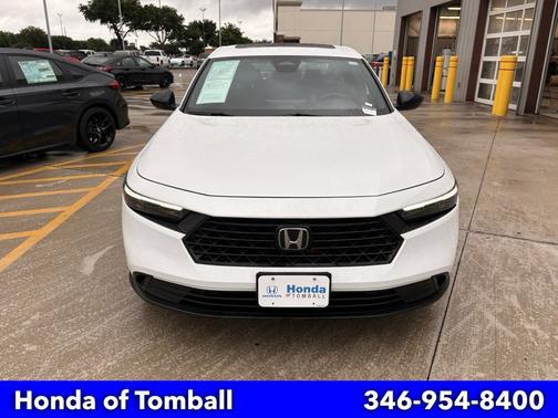 Platinum White Pearl 2023 Honda Accord Hybrid
