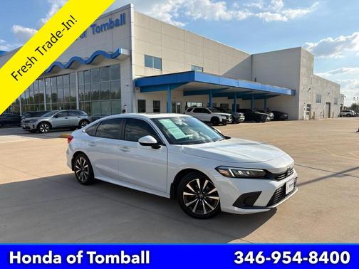 Platinum White Pearl 2024 Honda Civic