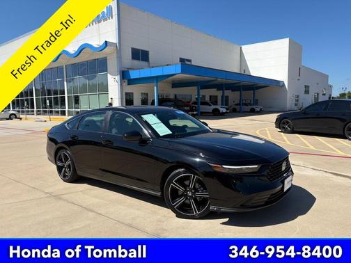Crystal Black Pearl 2025 Honda Accord Hybrid